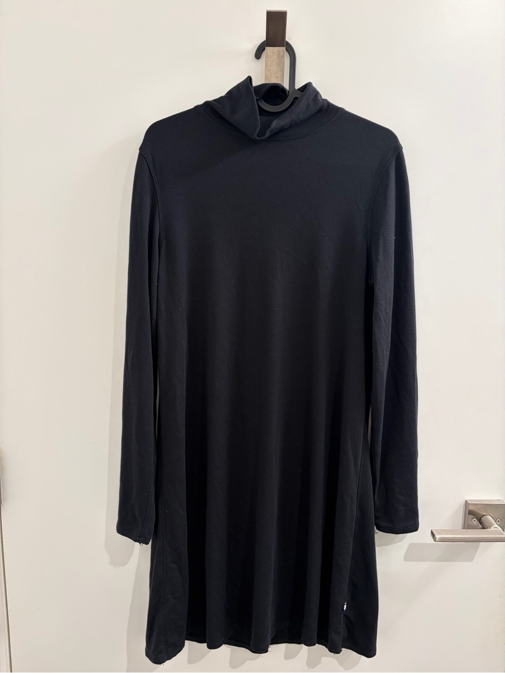 Black Long-Sleeve Dress for Fall